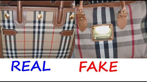 how can you tell real burberry from fake|how to authenticate burberry handbags.